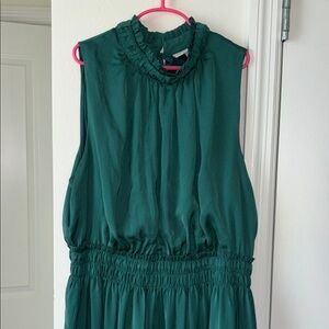 Sleeveless Green Dress